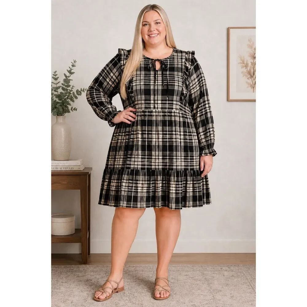Time and True Babydoll A-line Dress XXL